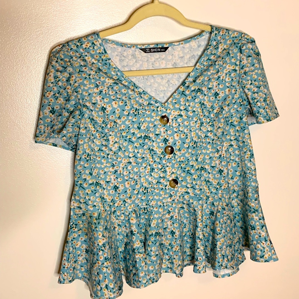 Shein Floral top